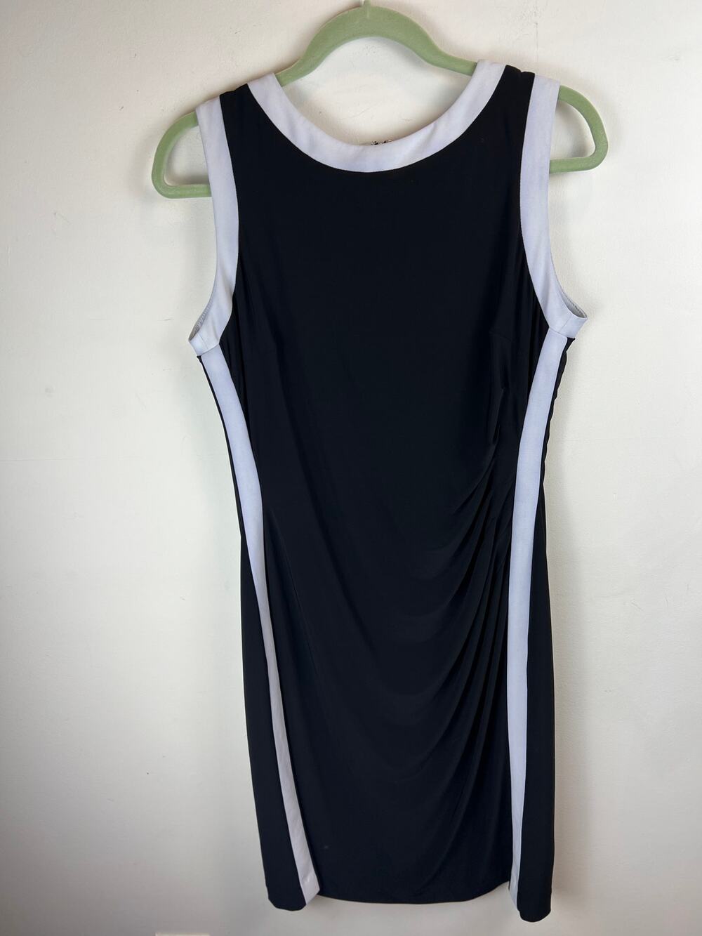 Black & White Sheath Dress - Lauren by Ralph Lauren - Size 14